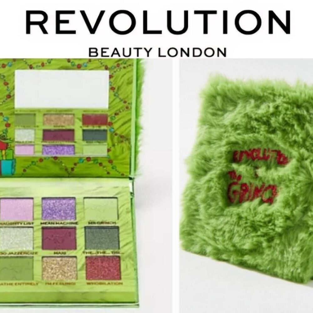 Revolution Beauty‎ X The Grinch Mean One Shadow Palette